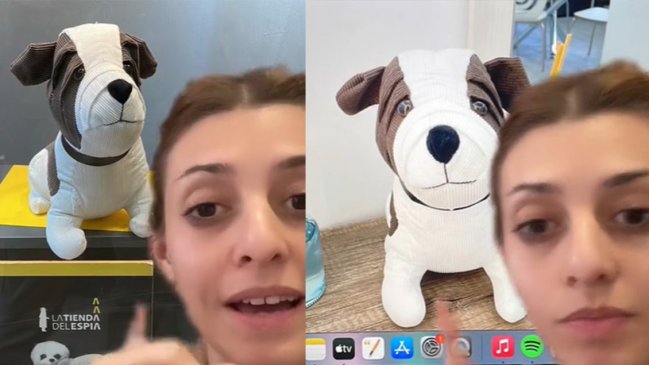 Tiktoker acusó ser espiada por peluche en un Airbnb de Madrid: Lo vio en tienda de espionaje