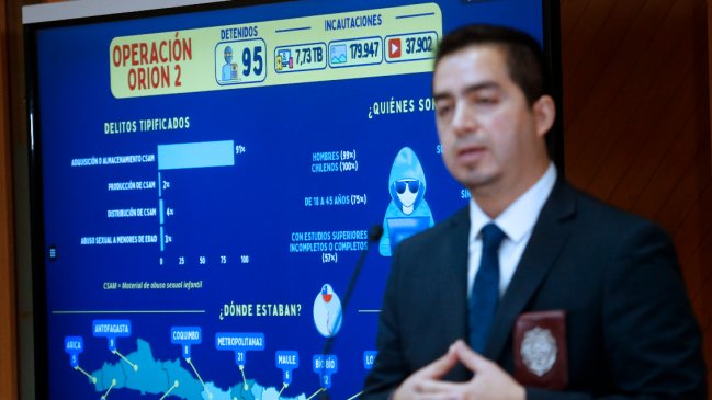 PDI detuvo a 95 sujetos por almacenar, producir y distribuir material de abuso sexual infantil