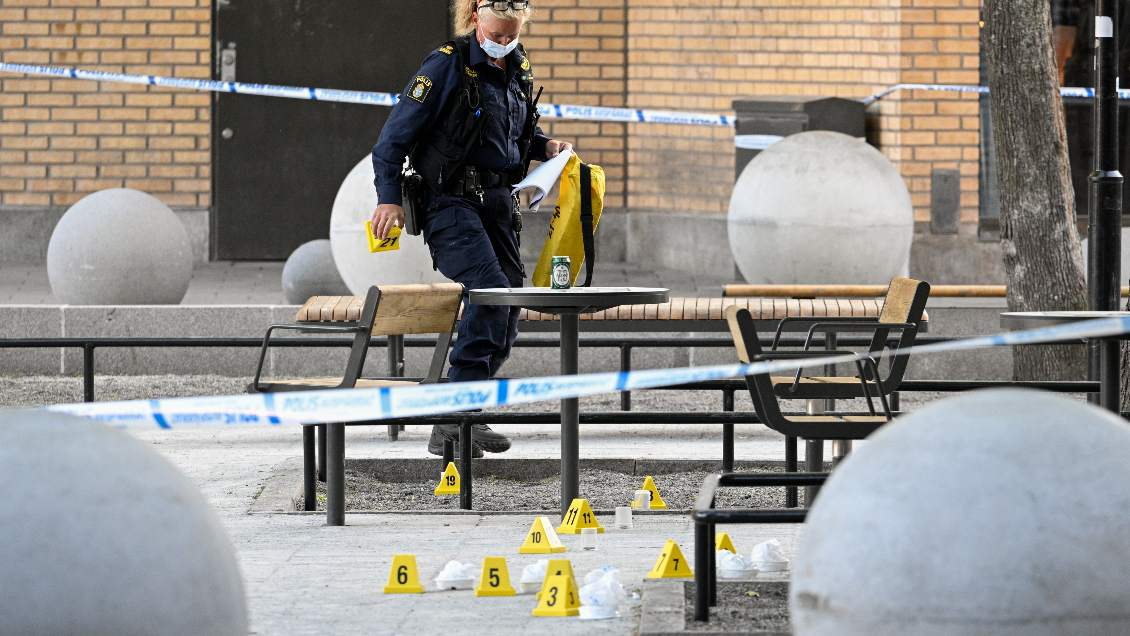 Tiroteo en Estocolmo dejó un adolescente muerto y otras tres personas heridas
