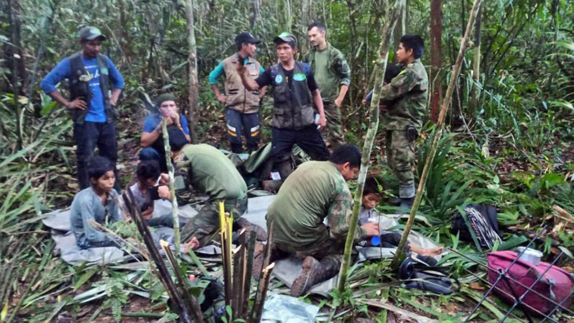 Padre de niños rescatados en la selva colombiana: 