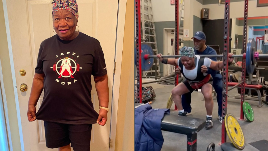 Anciana de 79 años se dedica a levantar pesas de manera profesional: 