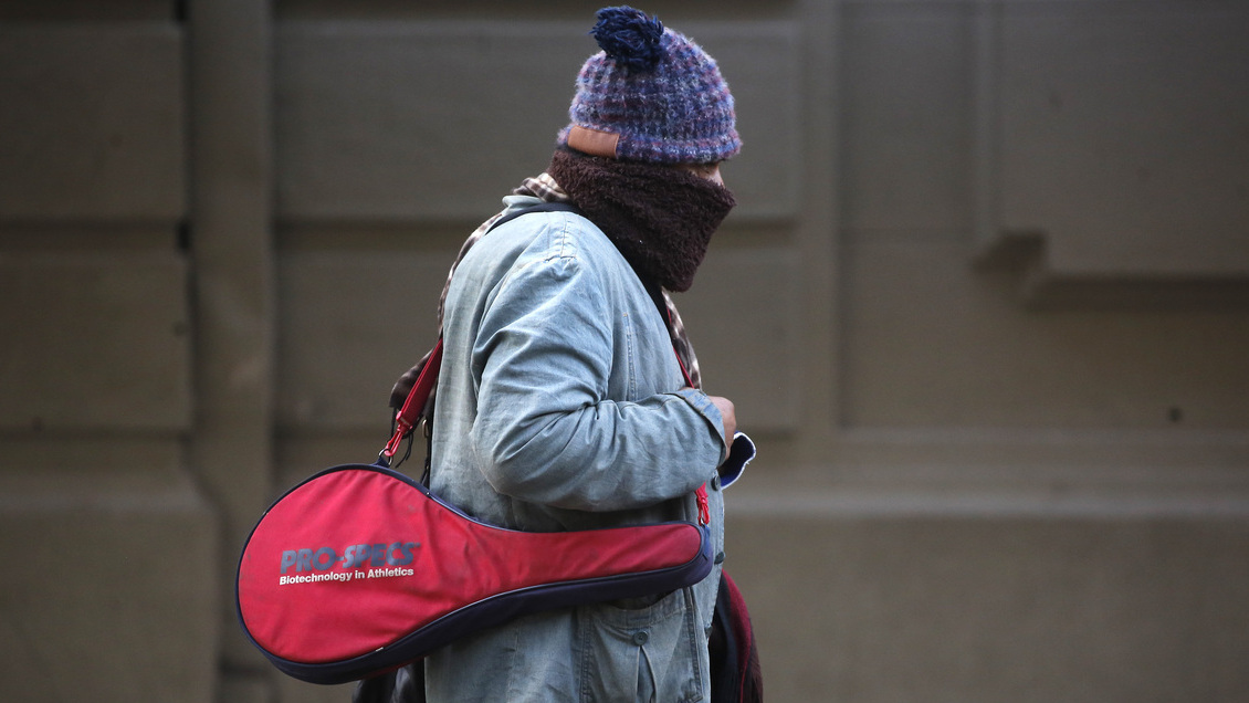 La Región Metropolitana tendrá este martes su día más frío en lo que va del año