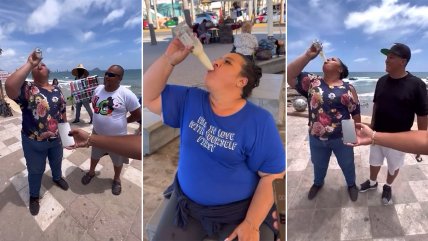  Doña Chela: Mujer se hace viral por beber cerveza rápido  