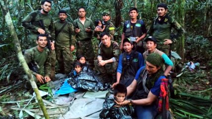   General colombiano: Los niños sobrevivieron en una selva virgen donde hay jaguares y serpientes venenosas 