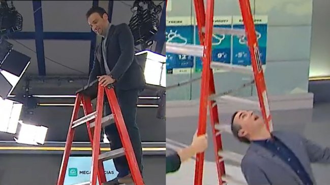 Conductores de Mega pasaron debajo de una escalera para 