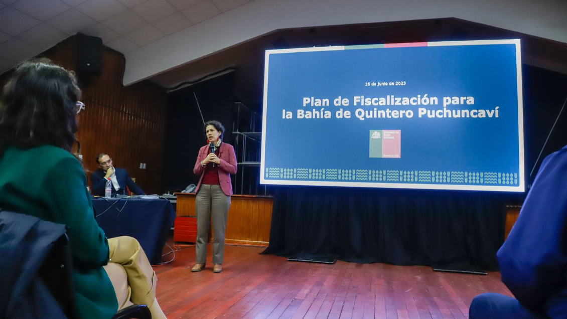 Gobierno presentó un plan de fiscalización para Quintero y Puchuncaví