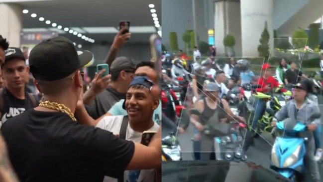 El Jordan 23 tuvo masivo recibimiento en México: Fans bloquearon el aeropuerto para ver al chileno