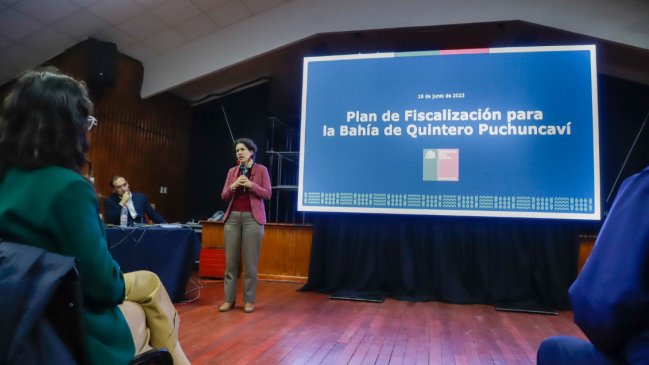 Gobierno presentó un plan de fiscalización para Quintero y Puchuncaví