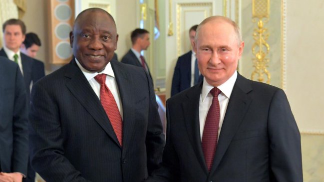 Putin recibió a la misión de paz africana en medio de la contraofensiva ucraniana
