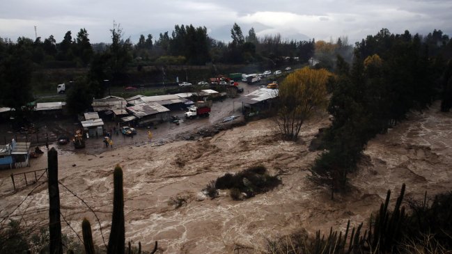 El pronóstico del tiempo en la zona central: Preocupación por zona de O'Higgins al Biobío
