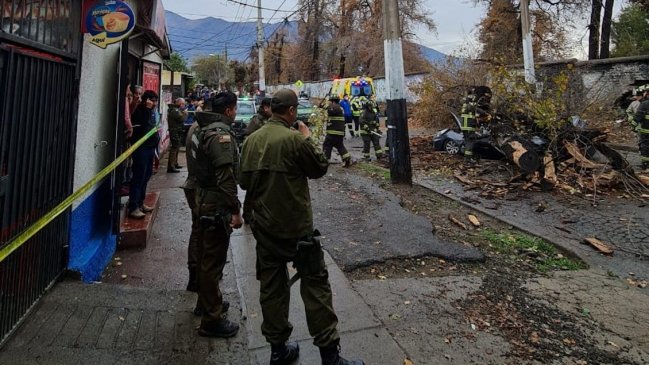 Por caída de árboles: Dos personas murieron aplastadas en Santiago y Concepción