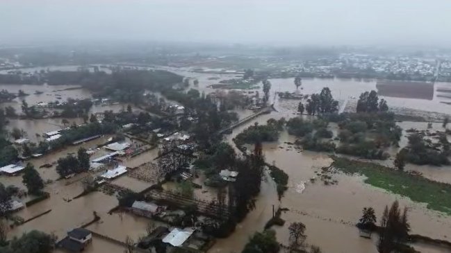 Dron muestra el desastre que dejó el paso de las lluvias en Linares
