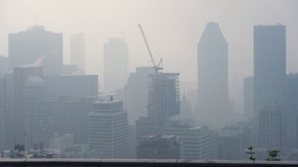 Canadá: Incendios forestales continúan causando estragos en el aire de Montreal  