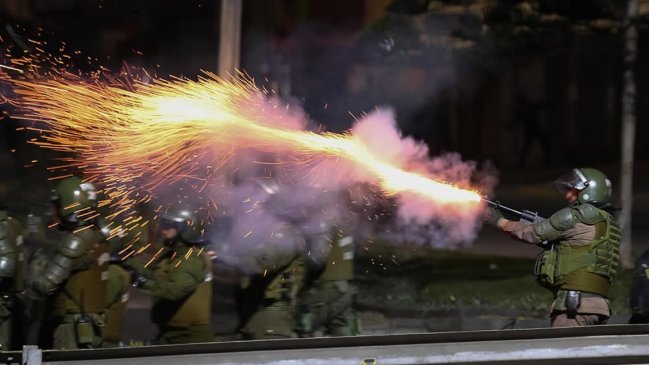 Justicia condenó a carabinero que disparó lacrimógena a la cabeza de un manifestante en 2019