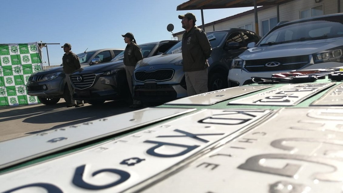 Nueve vehículos robados en distintos puntos de Chile fueron devueltos a sus dueños en Coquimbo