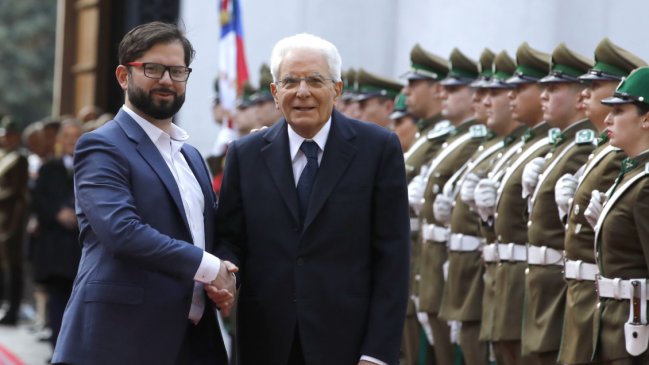   Presidente de Italia se reúne con Boric en La Moneda 