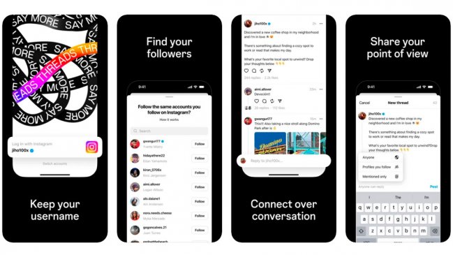 Threads, la alternativa de Meta a Twitter, arranca con problemas de descarga