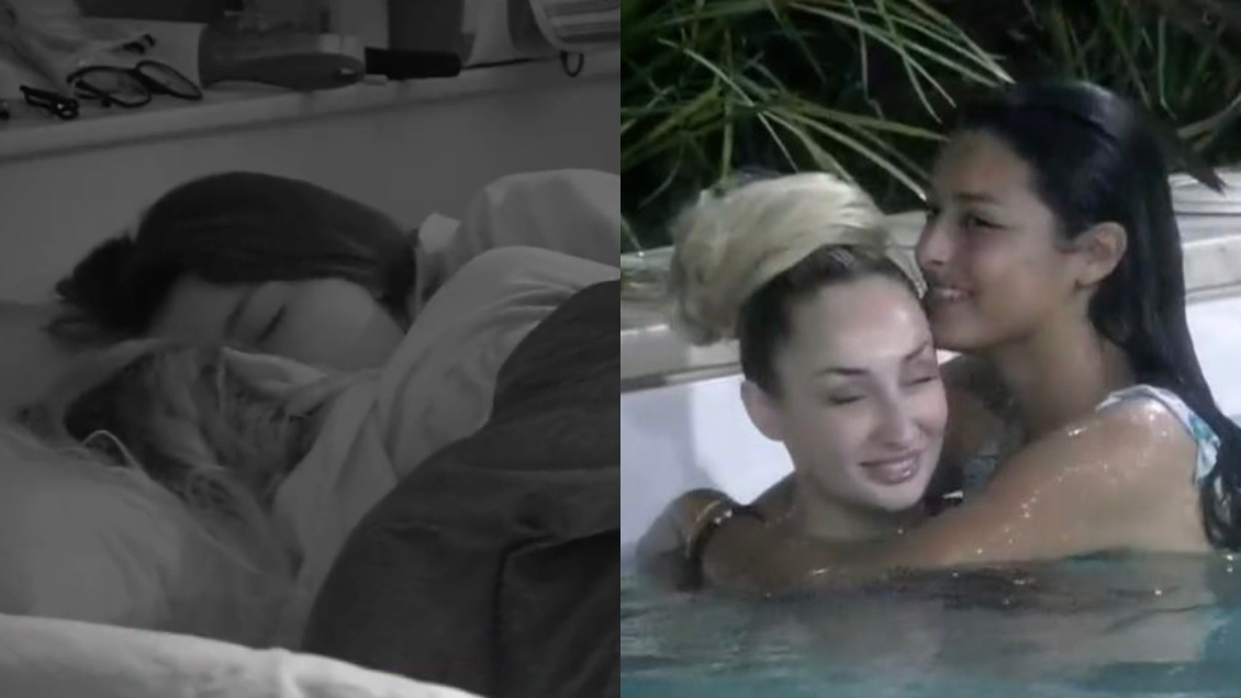 El apasionado beso de Fran y Vivi en Gran Hermano: 