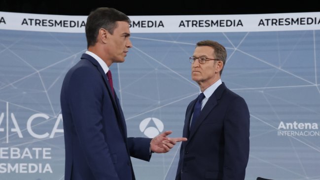 Pactos, independentismo e igualdad marcaron áspero y único debate presidencial en España