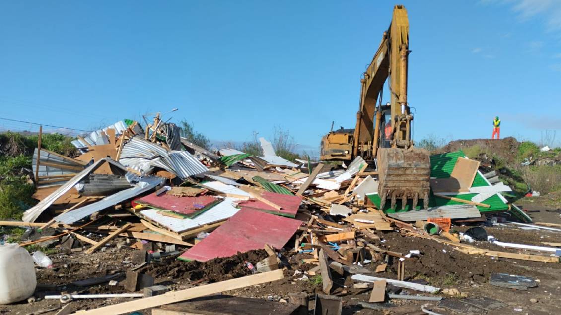 Desalojan toma que impedía avance de proyecto habitacional del Serviu en Hualpén