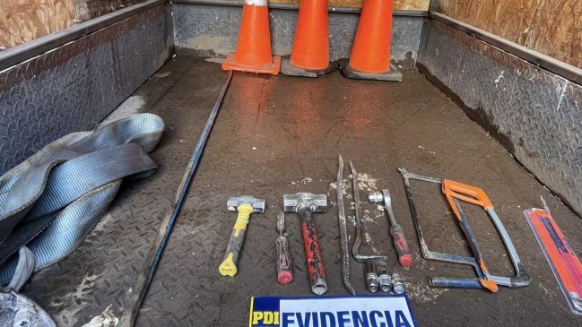 PDI detuvo a falsos contratistas que intentaron robar cables en Rancagua