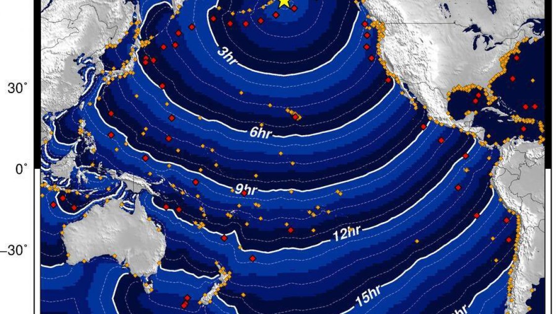 Un terremoto de magnitud 7,2 mantuvo brevemente a Alaska bajo una alerta de tsunami