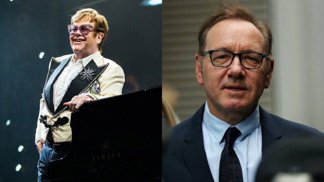 Elton John testificó a favor de Kevin Spacey en juicio por agresión sexual