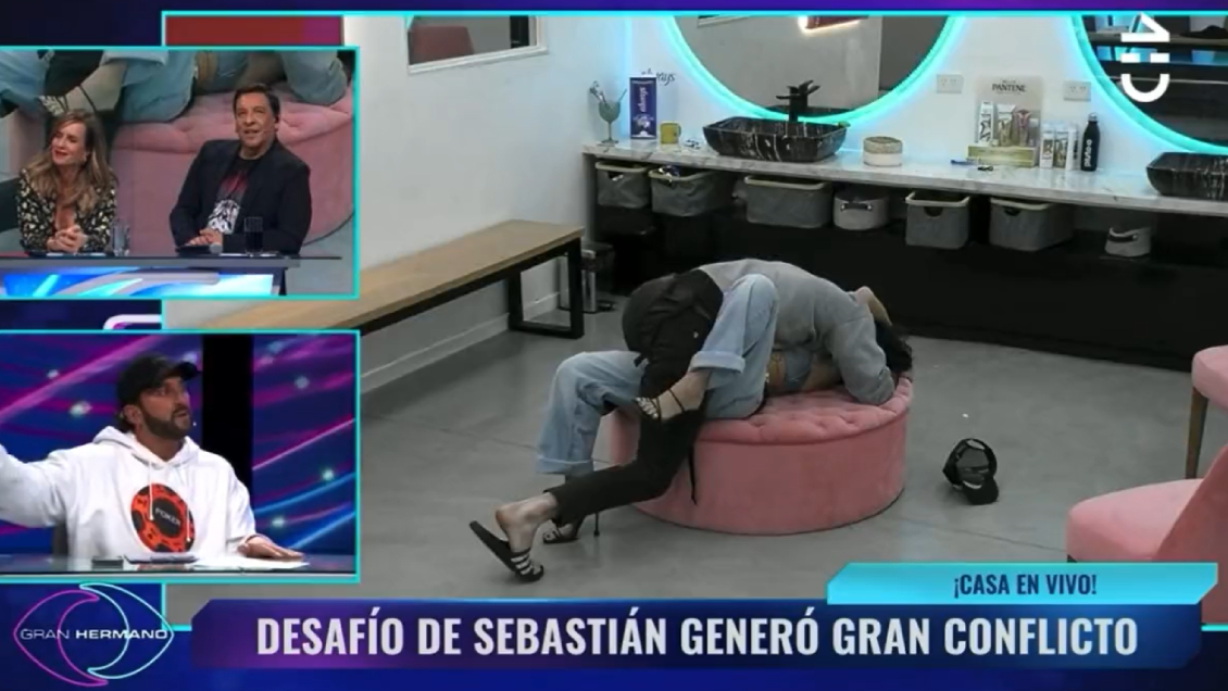 Apasionado encuentro entre Fran y Lucas sorprendió al panel de 