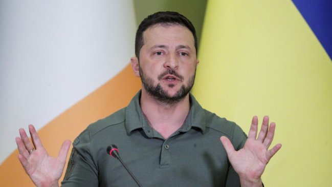 Zelenski pidió un escudo aéreo para toda Ucrania contra el 