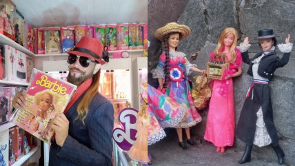   Chileno se hace viral por su impresionante colección de Barbies: Tiene más de 300 muñecas 