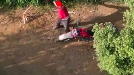   Dron grabó a un pirómano cuando provocaba incendios en el sur de Italia 