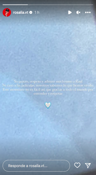 Rosalía habló de Rauw Alejandro