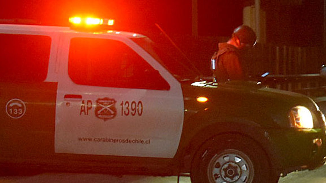 Reportan ataque armado contra Carabineros en Ercilla