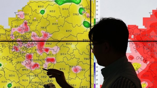   Al menos 17 muertos por la ola de calor que afecta a Corea del Sur 