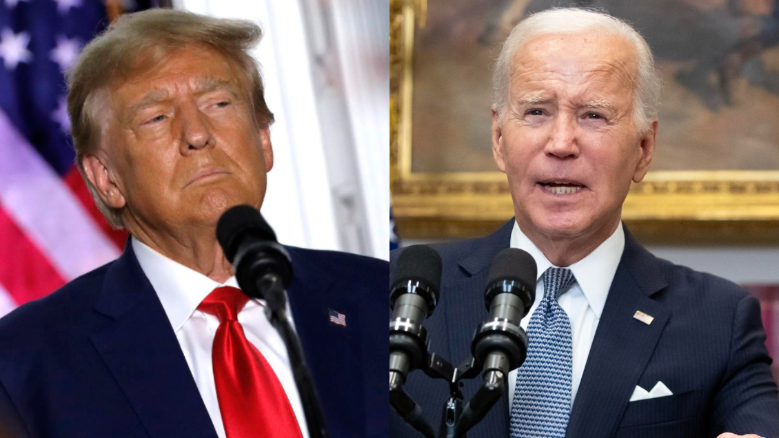 Biden y Trump, empatados de cara a las presidenciales de 2024