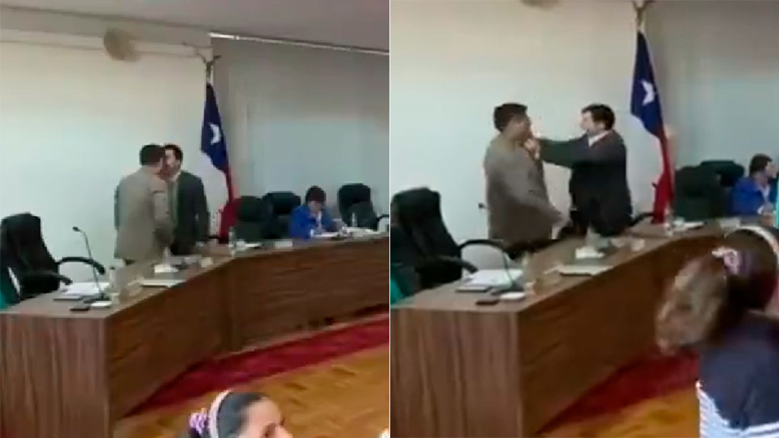 Del pechazo al puñetazo: Concejo de San Javier terminó a los golpes y edil UDI fue formalizado