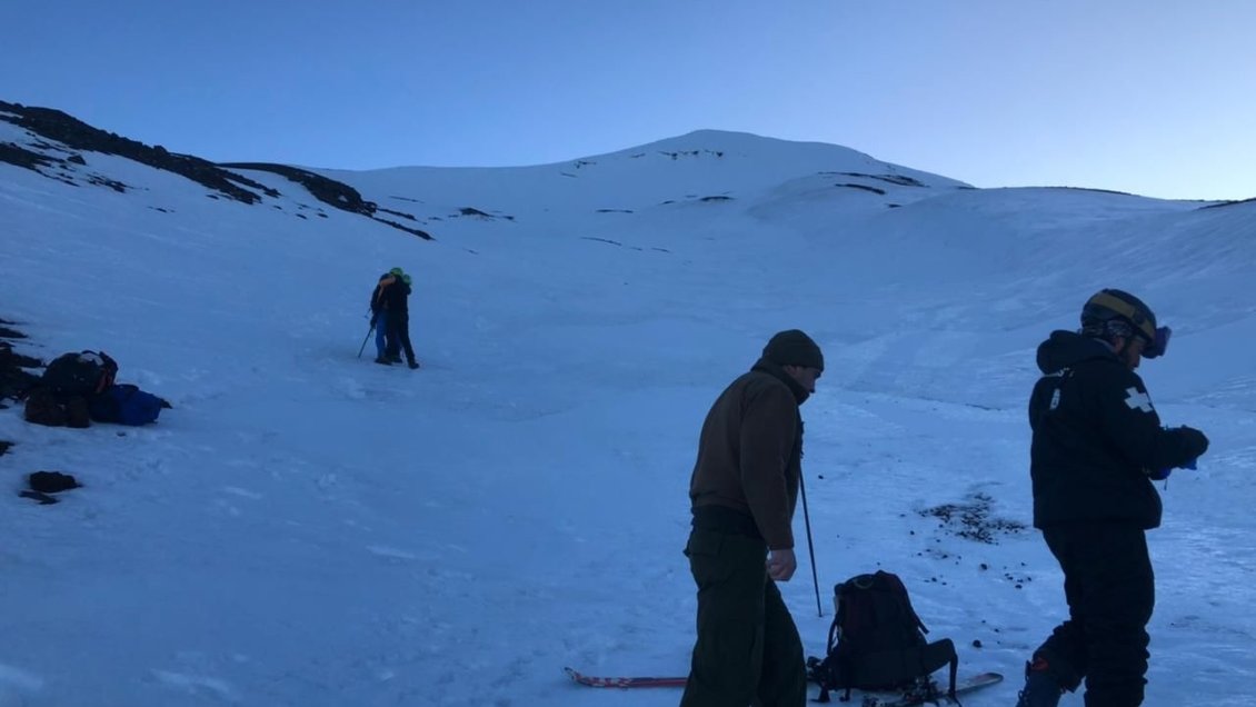 Excursionista falleció tras caer de quebrada en cercanías del volcán Lonquimay