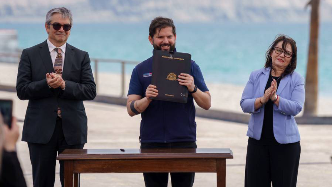 Boric promulgó Ley de Royalty Minero, que llevará 