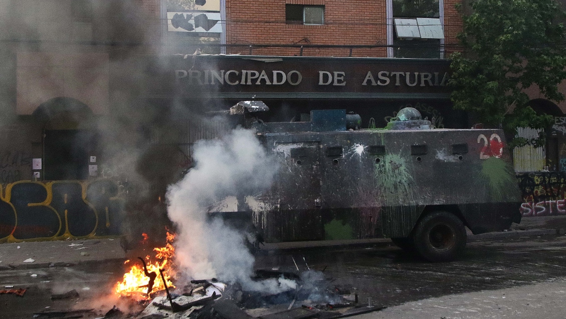 Carabineros capturó a sujeto absuelto por incendio de Hotel Principado de Asturias