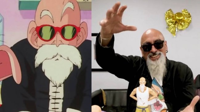 Funcionario de la Posta Central impresionó con su parecido al Maestro Roshi