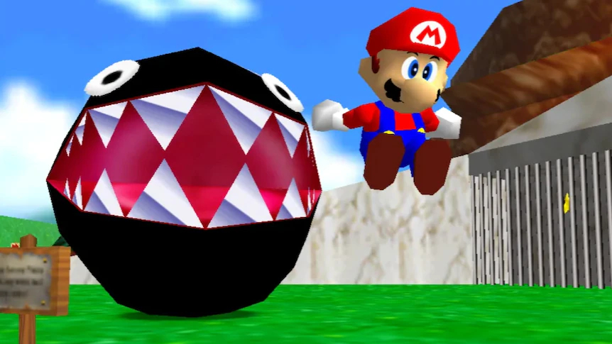 Super Mario 64 es uno de los trabajos más famosos de Martinet