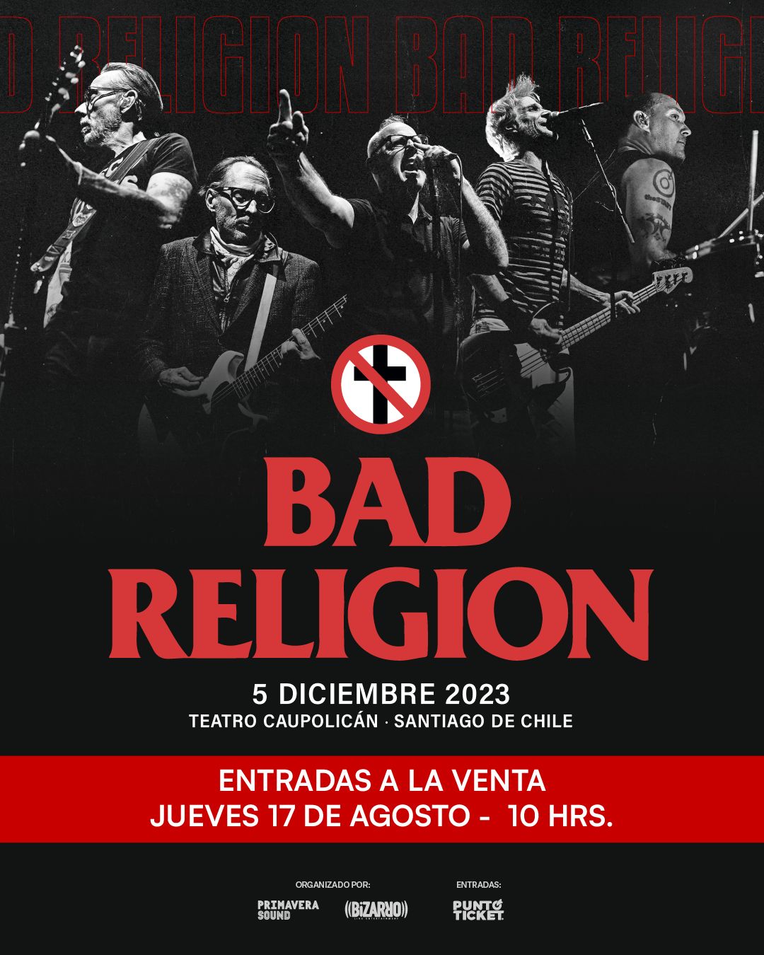 Bad Religion en Chile 2023 Bad Religion en Chile 2023