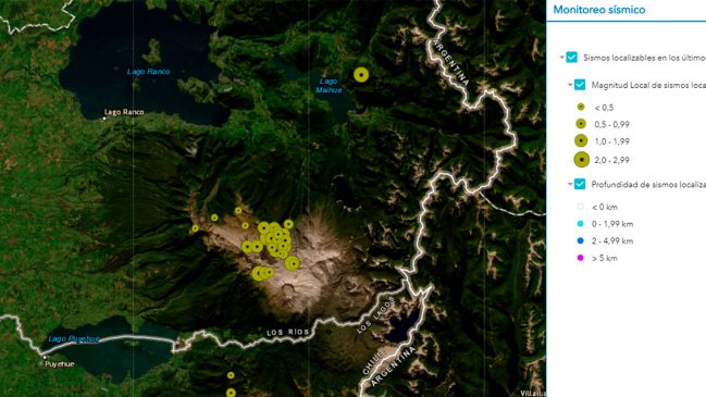  Puyehue-Cordón Caulle: Detectan sismo asociado al fracturamiento de roca  