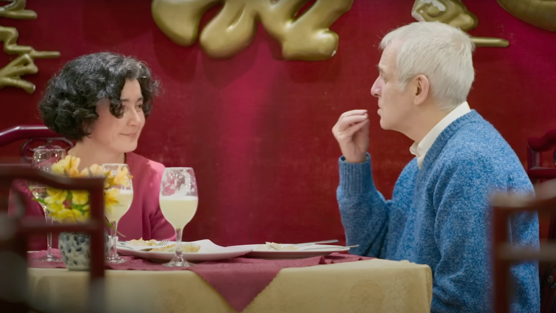 Paulina Urrutia cenando con Augusto Góngora