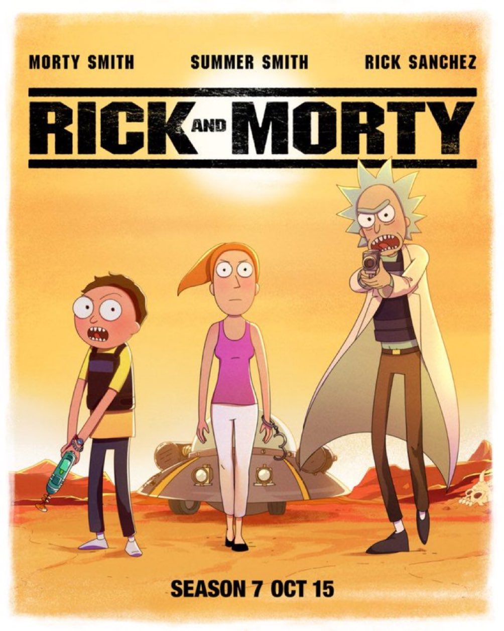 Afiche de Rick and Morty 7 Afiche de Rick and Morty 7