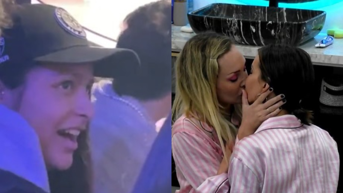 Viralizan la reacción de Vivi a los besos de Coni y Fran en Gran Hermano