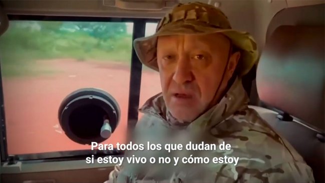El video que grabó Prigozhin días antes de morir