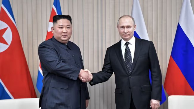   El Kremlin mantiene el silencio sobre una posible reunión entre Putin y Kim 