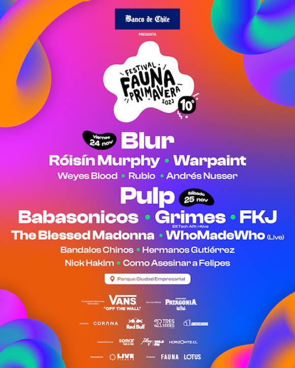line up de fauna primavera 2023
