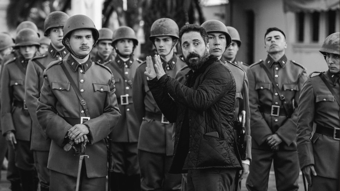 Pablo Larraín filmando "El Conde"